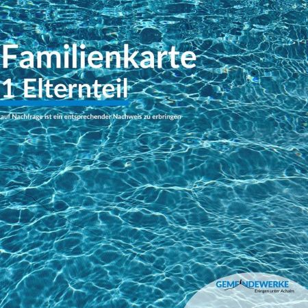 Bild für Kategorie Familienkarte 1 Elternteil